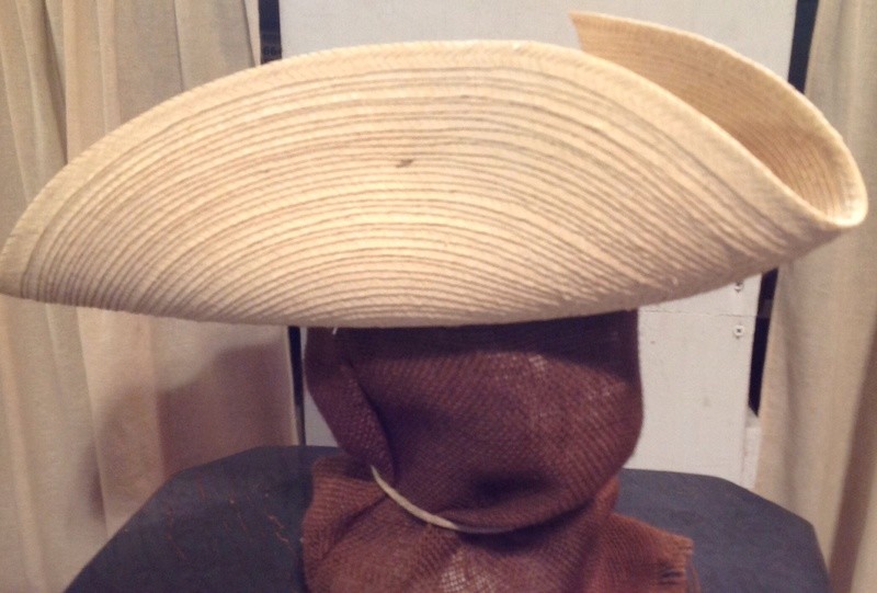 Straw Tricorn Hat