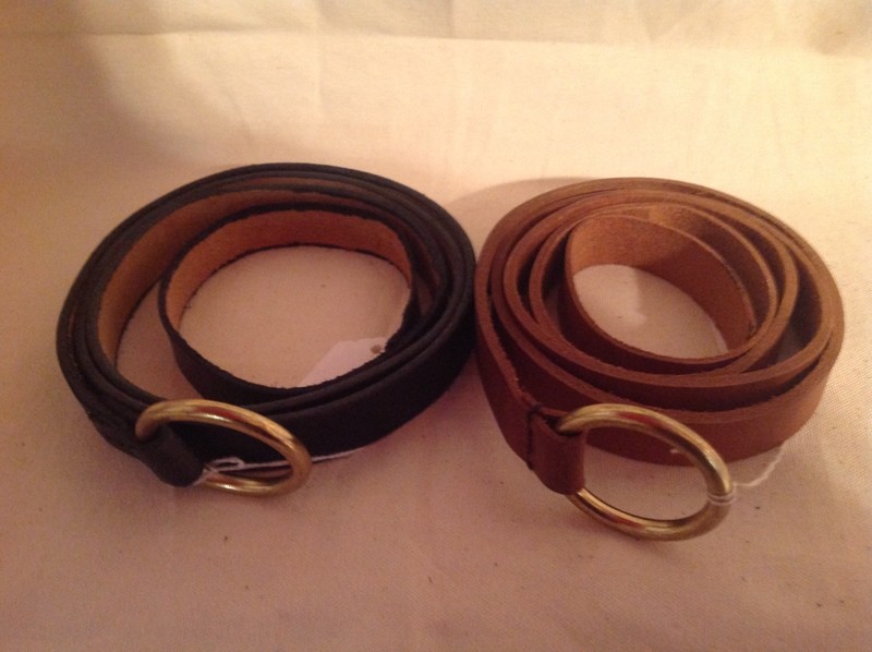 Leather Ring Belt