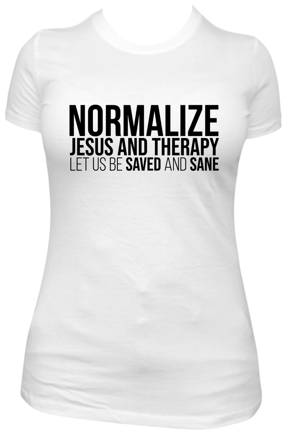 Normalize Jesus &amp; Therapy t-shirt