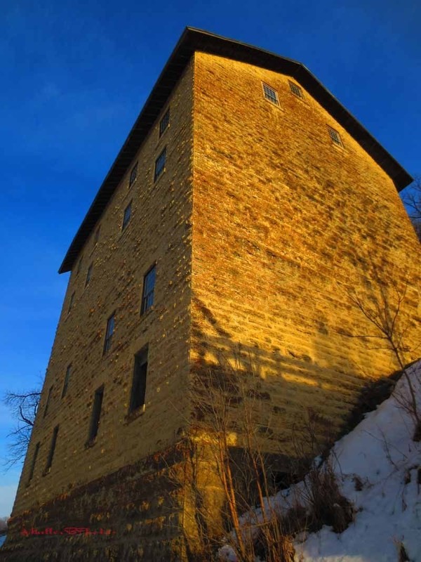 Golden Light on Mill - 2013