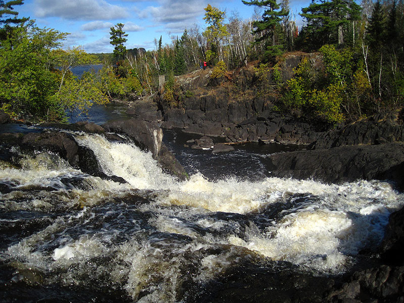 View from Kawishishwi Falls - Ely, Minnesota