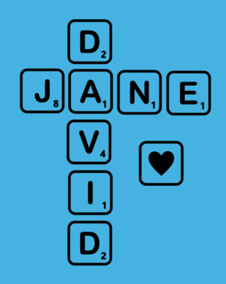 Scrabble letter sticker decals mk1