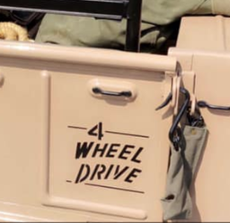 Civilian Jeep stencils
