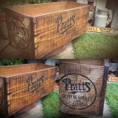 Pratts Motor Spirit stencil