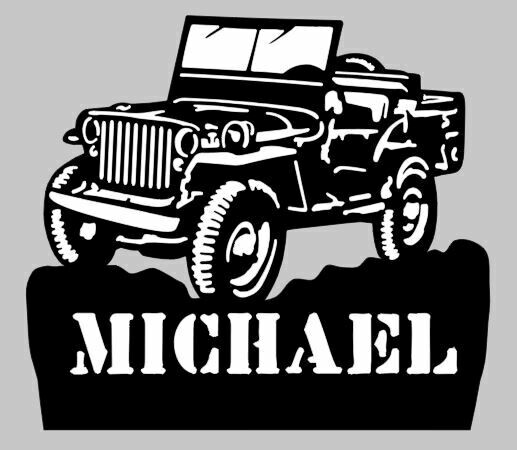 Willys Ford J eep Cake Topper
