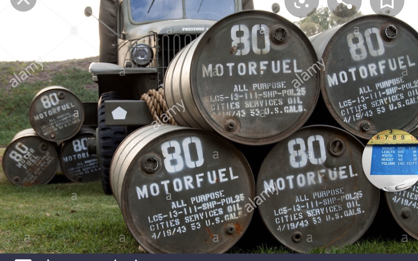 55 Gallon Drum Top Stencil