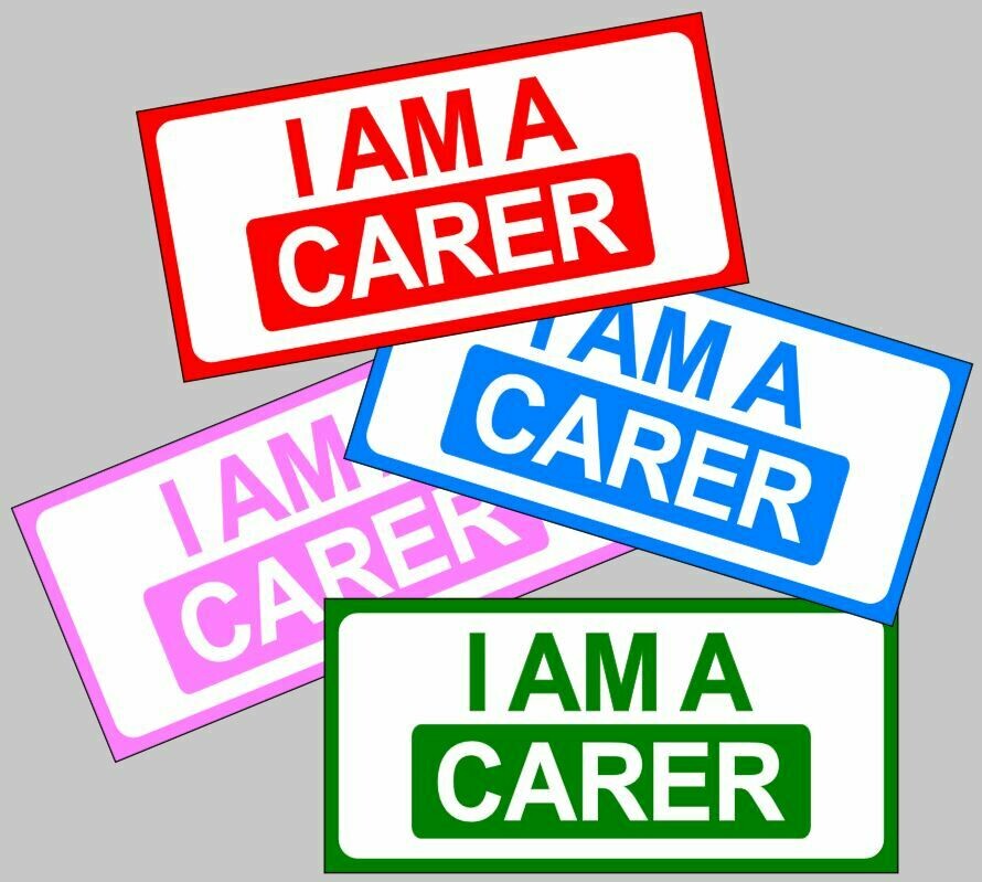 I am a Carer magnetic car sign for lockdown carers nurses etc