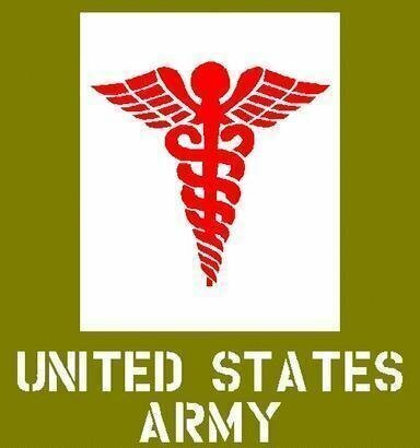 Dodge medical Caduceus Stencil ww2 army