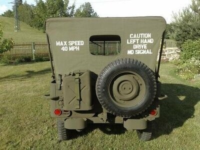 Canvas Hood stencil Set  to suit ww2 war army J eep w illys Ford Hotchkiss