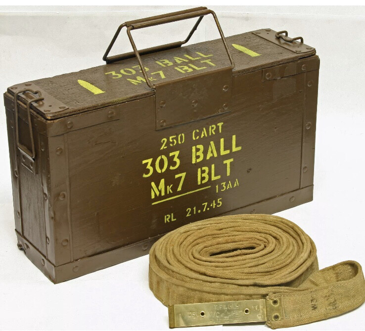 British 303 Ball box stencil set to suit re-enactors ww2 army J eep prop