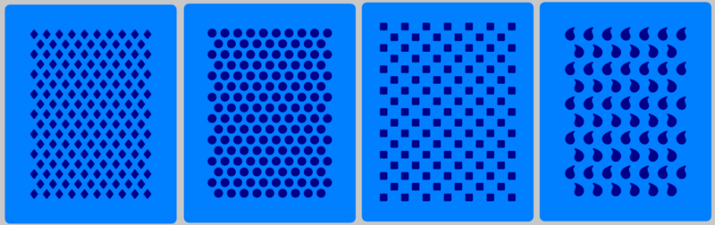 Bath grip stencil