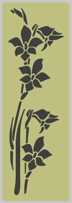 Floral (1) Shabby Chic furniture stencil