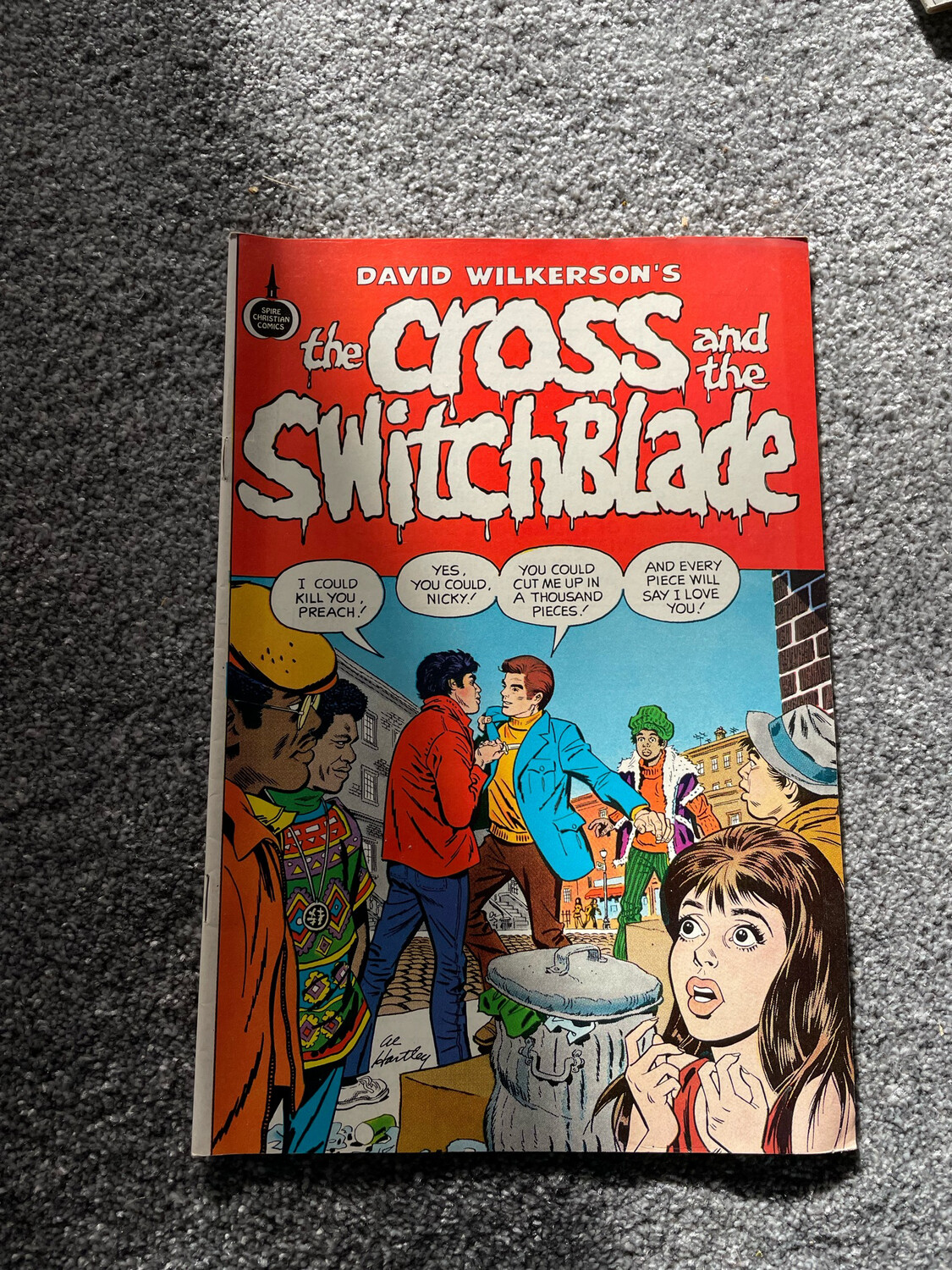 The Cross And The Switchblade Spire Christian Comics 1972 David Wilkerson