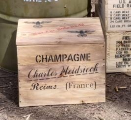 Heidsieck Champagne box Stencil set
