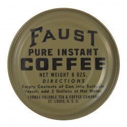 FAUST coffee Can K Ration Coffee Can Waterslide Decal US WW11 INSTANT COFFEE