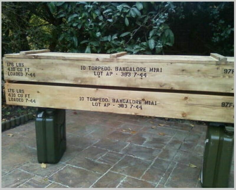 Bangalore torpedo crate stencil set to suit re-enactors ww2 army J eep prop
