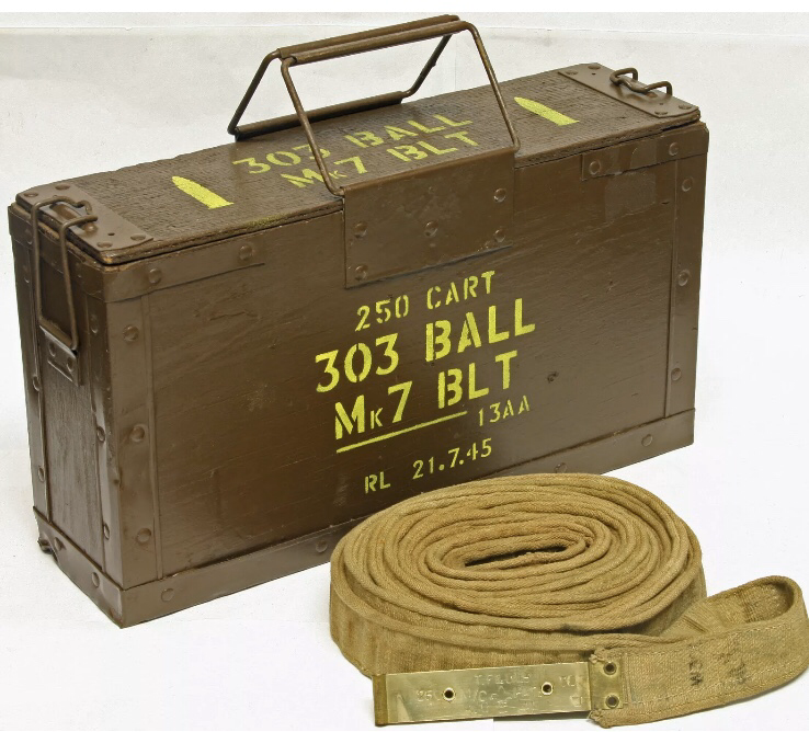 British 303 Ball box stencil set to suit re-enactors ww2 army J eep prop