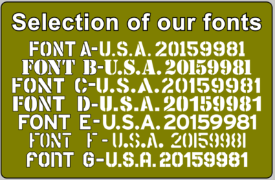 Invasion Star stencil set to suit ww2 army J eep W illys Ford Hotchkiss