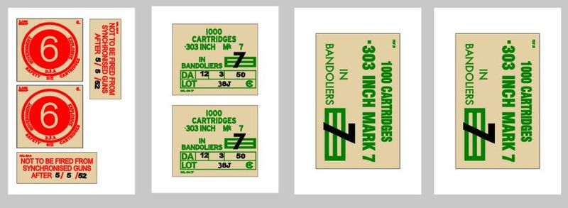 303 inch Cartridges 1950's Canadian Box Crate labels