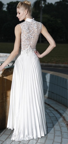 seashell wedding dress