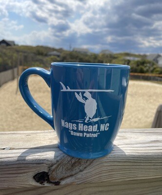 Lone Surfer Dawn Patrol Coffee Mug