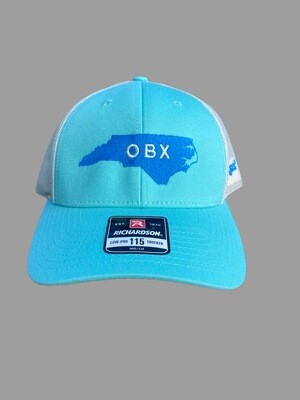 OBX State of Mind Hat- Blue on Blue