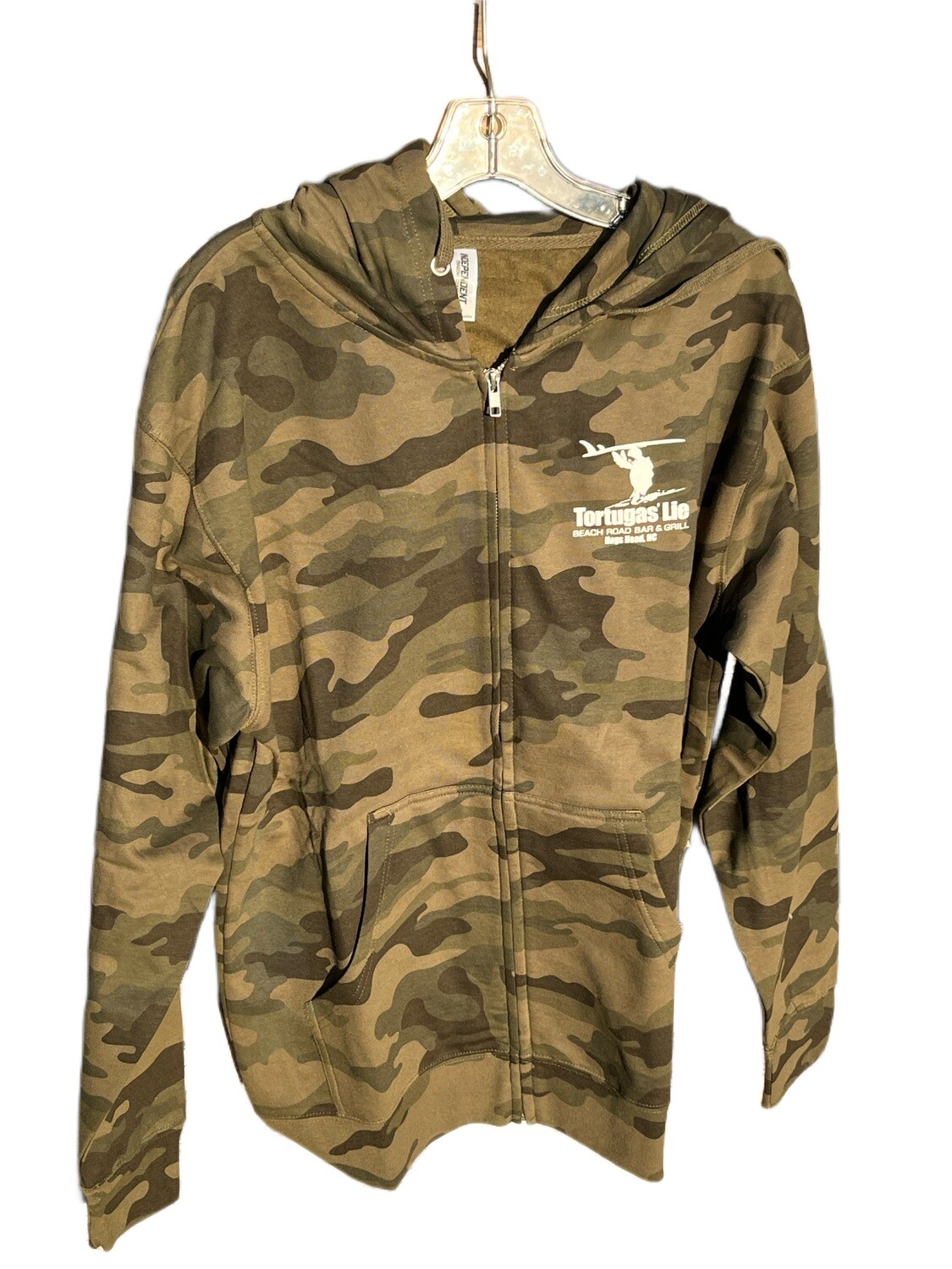 Lone Surfer Camo Zip Up Jacket