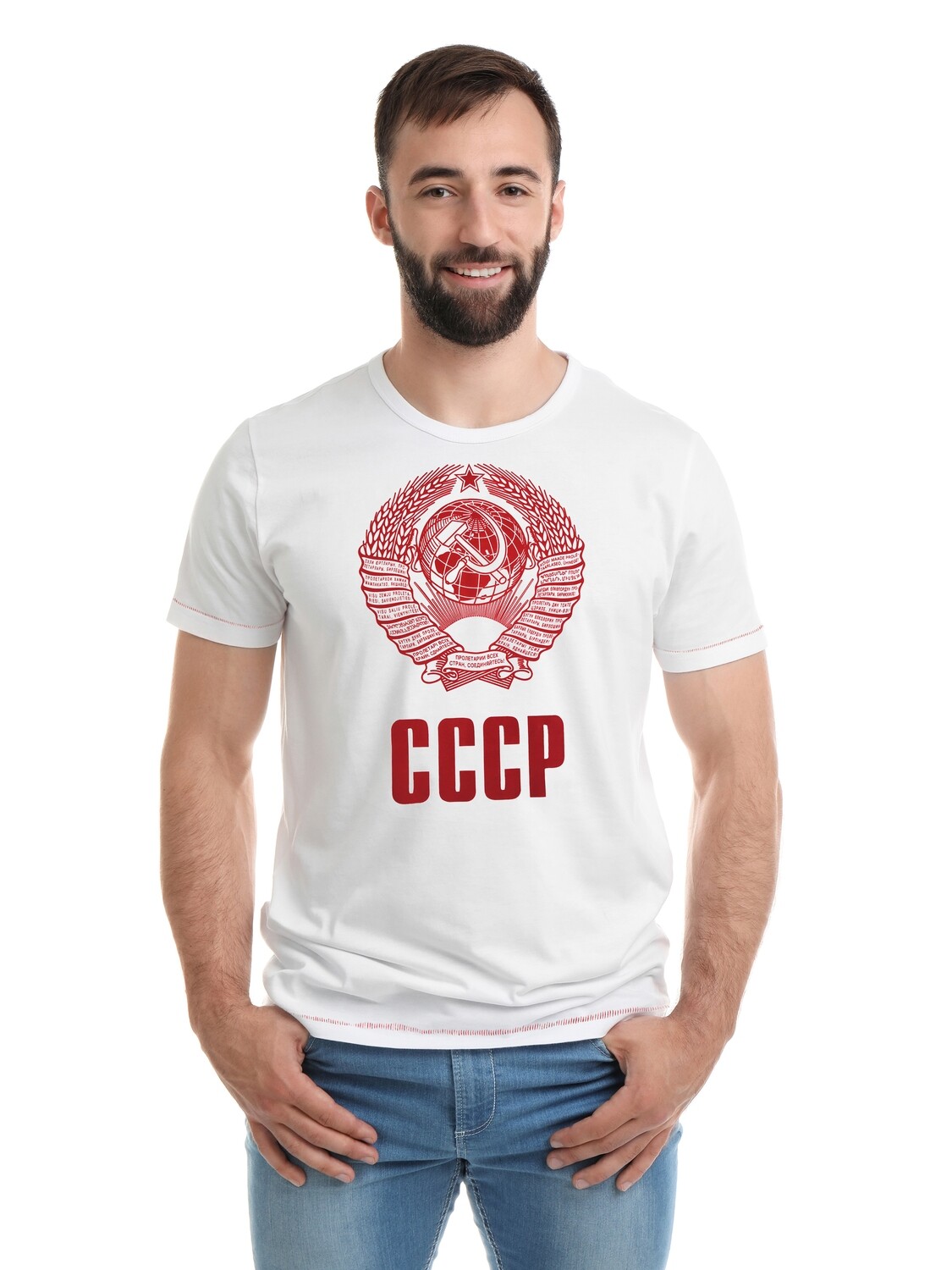 Футболка мужская "герб СССР"