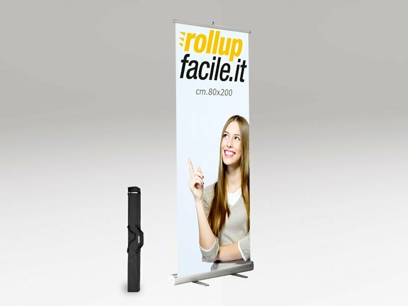 Rollup 80x200 con stampa inclusa