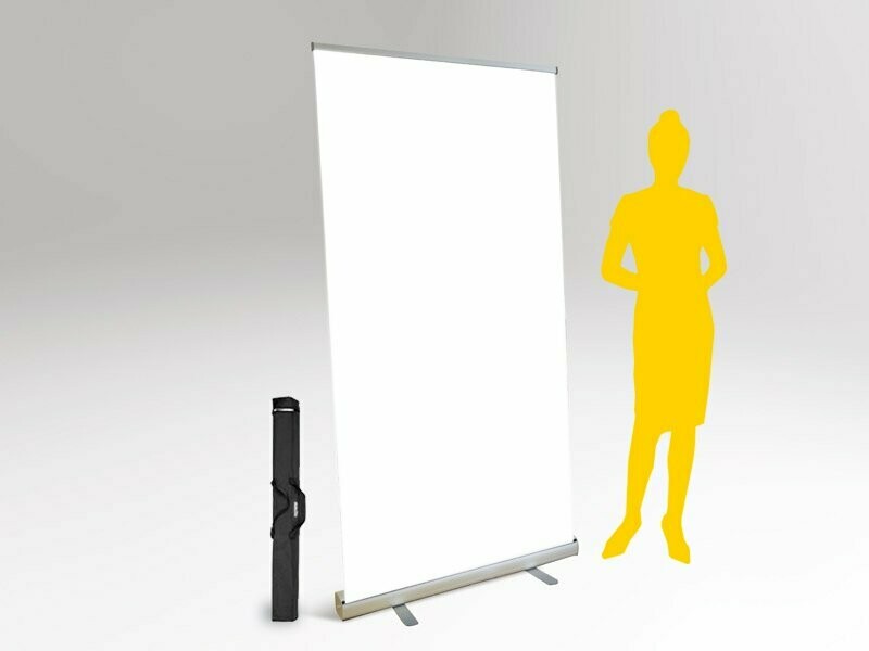 Rollup 100x200 - con telo bianco