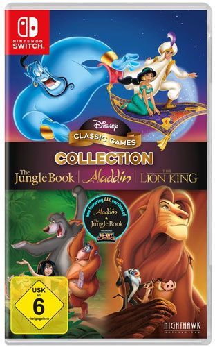 Disney Classic Collection #2 SWITCH NEU Aladdin, Lion King, Jungle Book