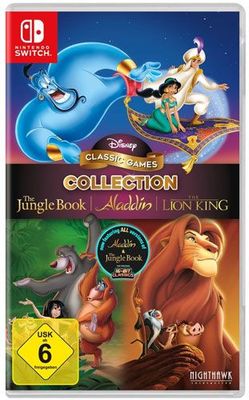 Disney Classic Collection #2 SWITCH NEU Aladdin, Lion King, Jungle Book