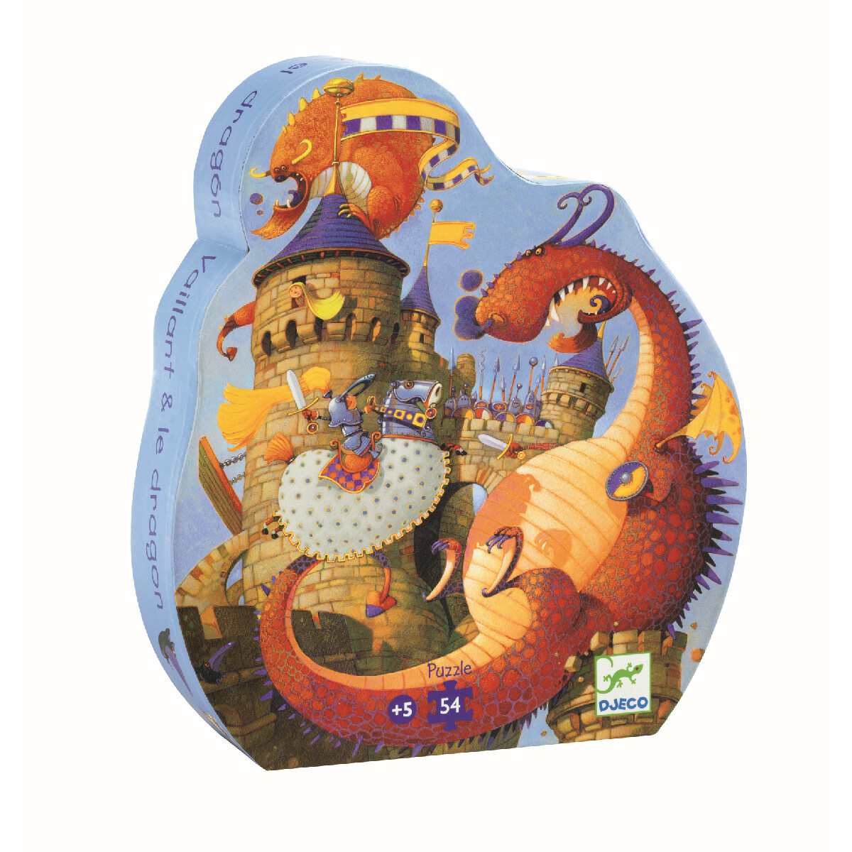 Silhouetten Puzzle - VAILLANT UND DER DRACHE