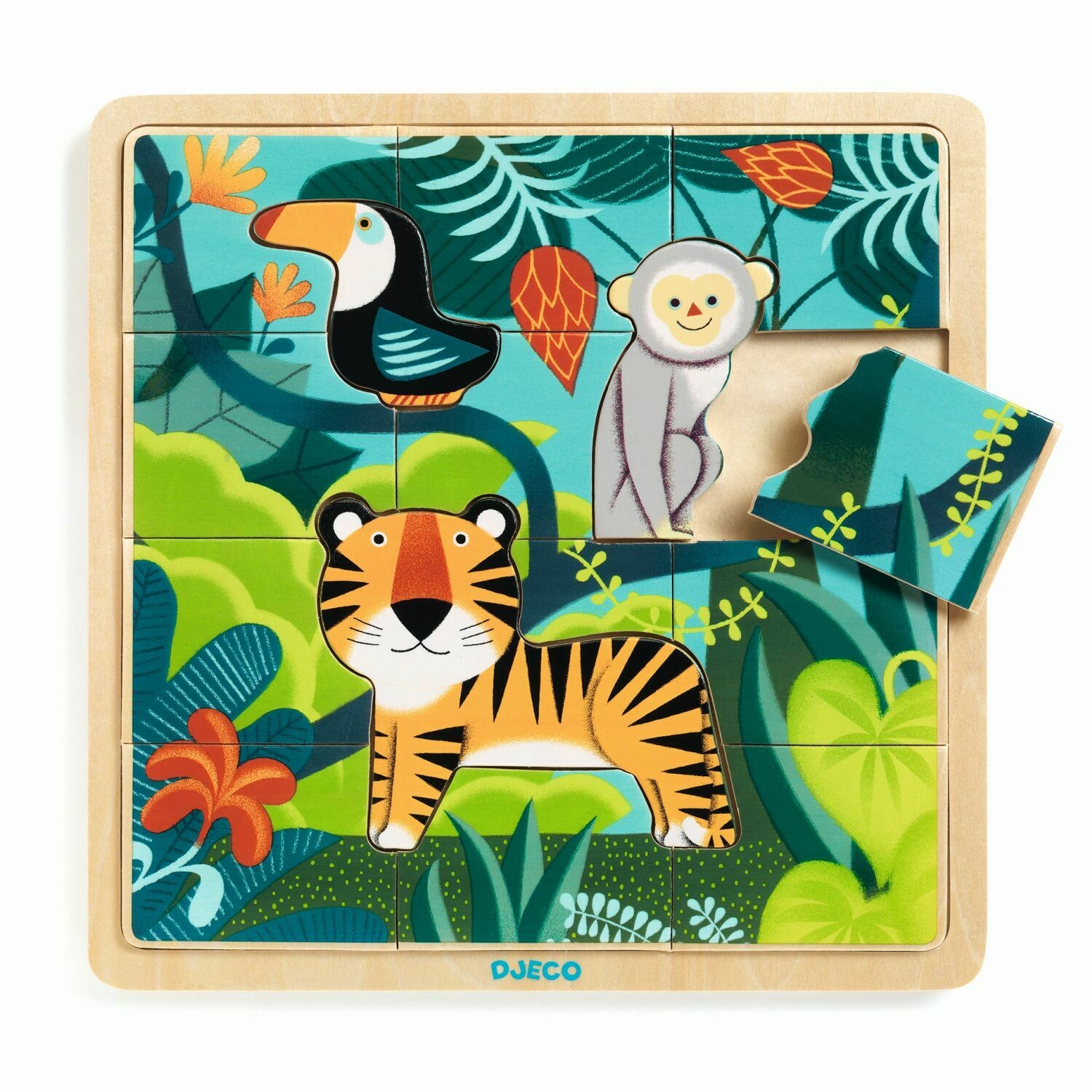 Holzpuzzle - PUZZLO JUNGLE