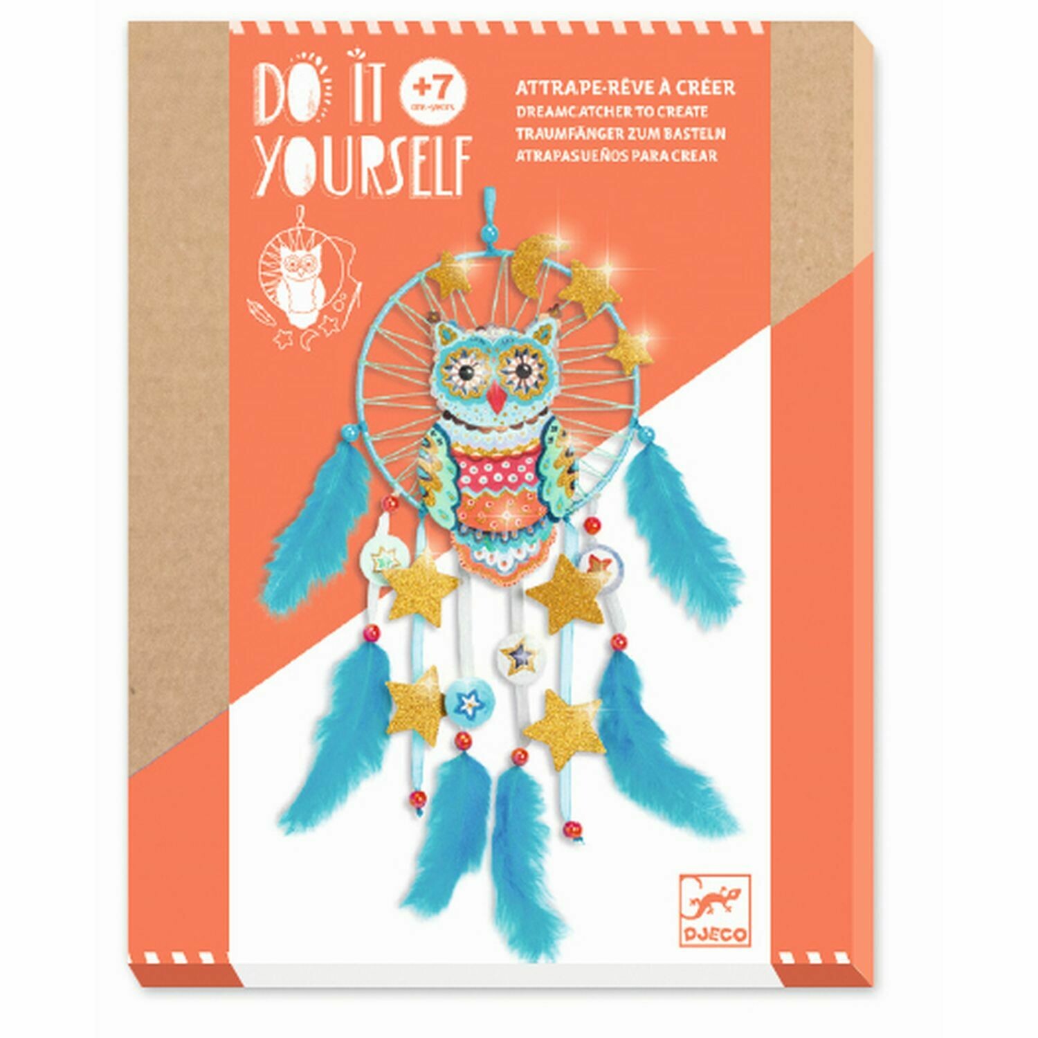 DO IT YOURSELF - Traumfänger basteln - GOLDENE EULE