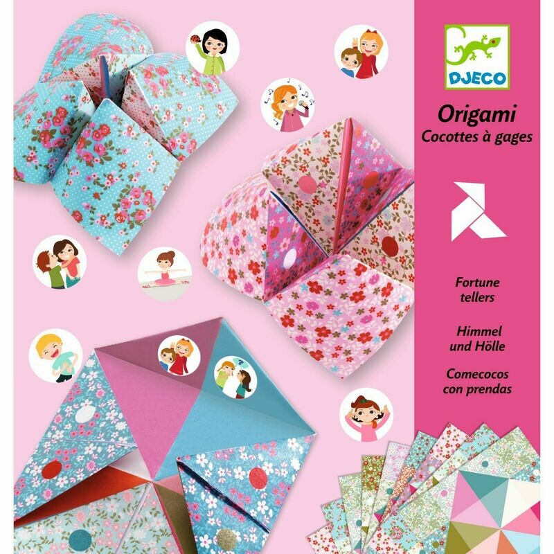Kleines Kreativ-Set - ORIGAMI - HIMMEL UND HÖLLE Kleines Kreativ-Set - ORIGAMI - HIMMEL UND HÖLLE