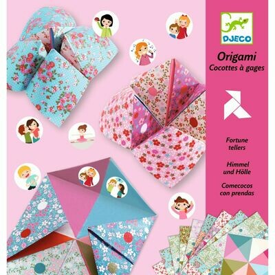 Kleines Kreativ-Set - ORIGAMI - HIMMEL UND HÖLLE Kleines Kreativ-Set - ORIGAMI - HIMMEL UND HÖLLE