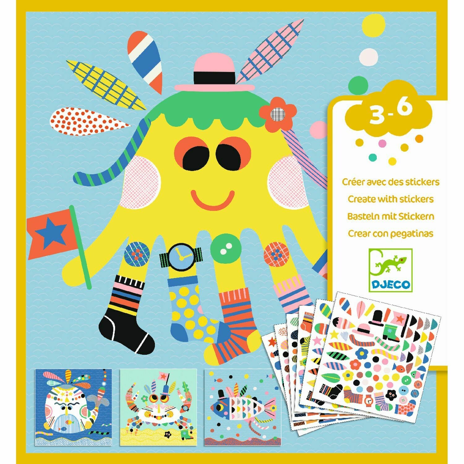 Sticker-Set  - BASTELN MIT STICKERN