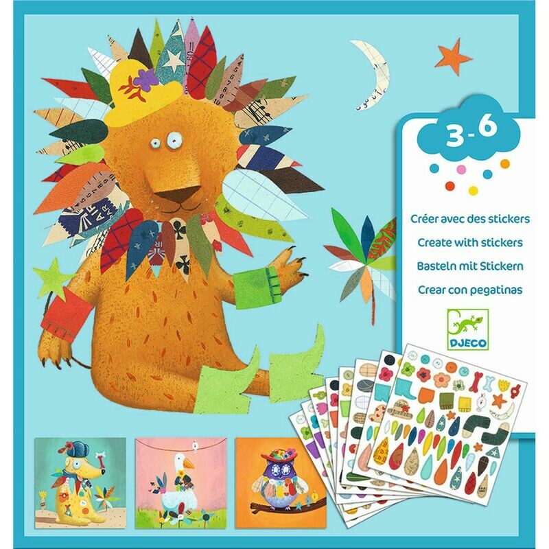 Sticker-Set  - BASTELN MIT STICKERN
