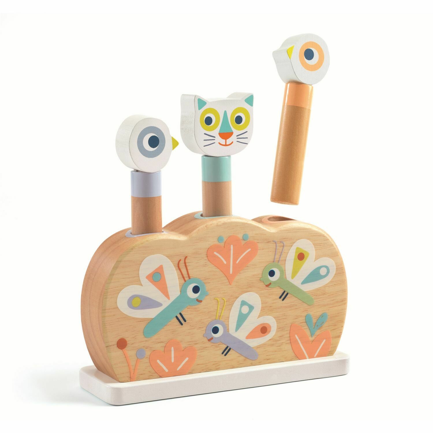 Steckspiel mit Überraschung - BABY POPI - BABY WHITE von DJECO