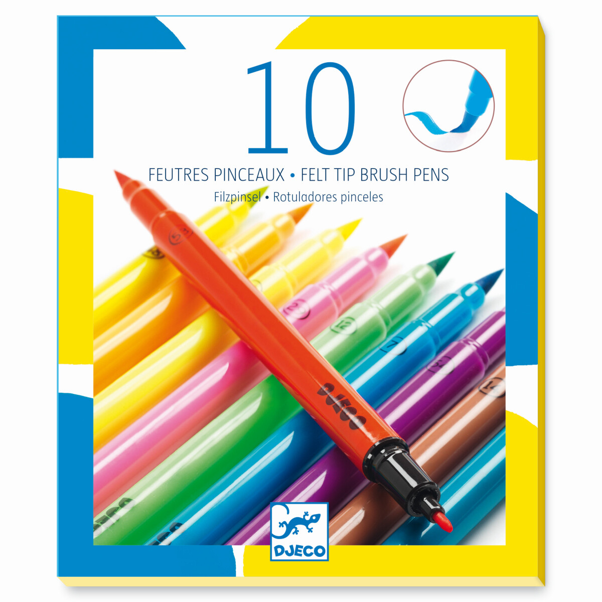 10 Filzstifte - "Pop Colours" von Djeco