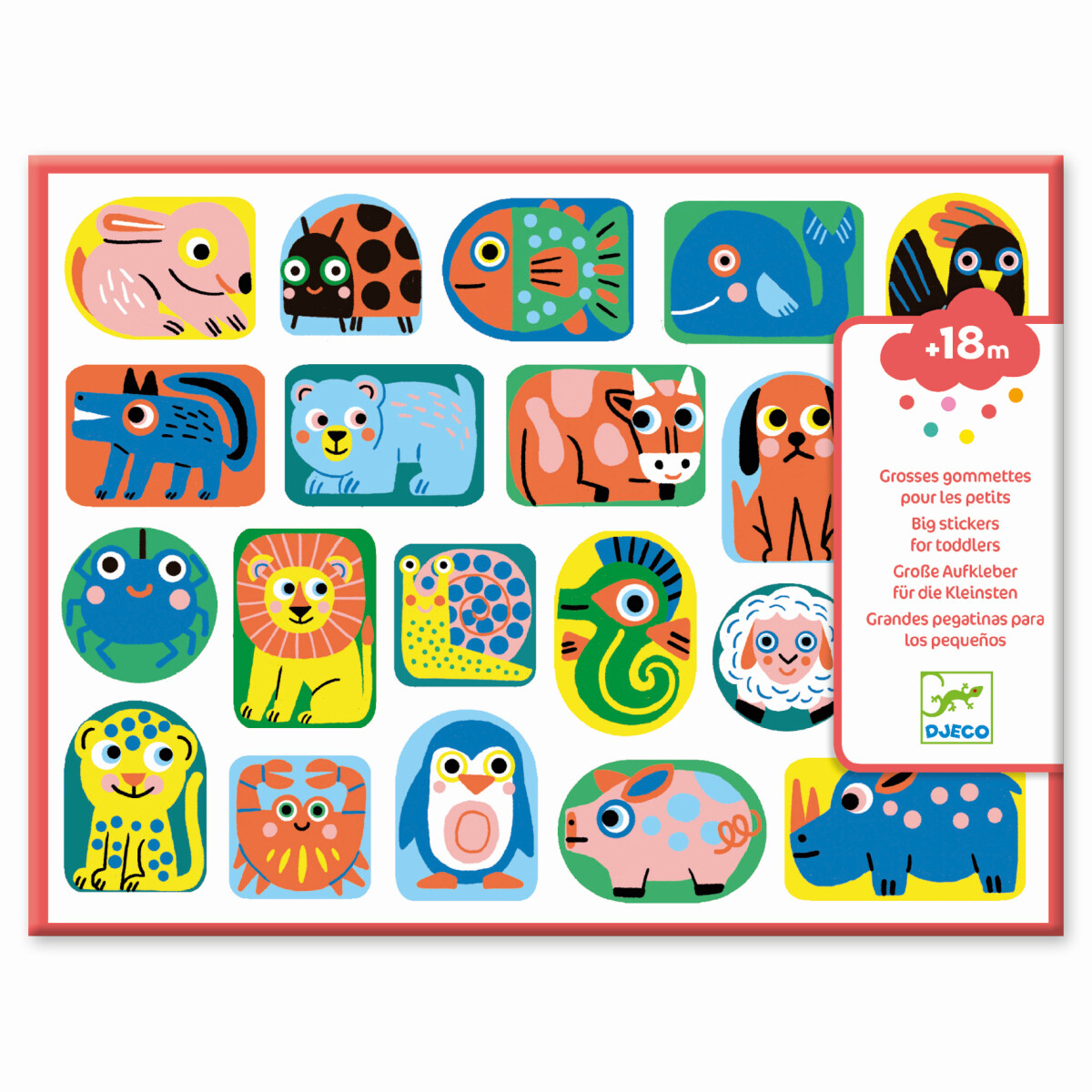 Sticker-Set  - GROSSE STICKER - ALLE IN FORM