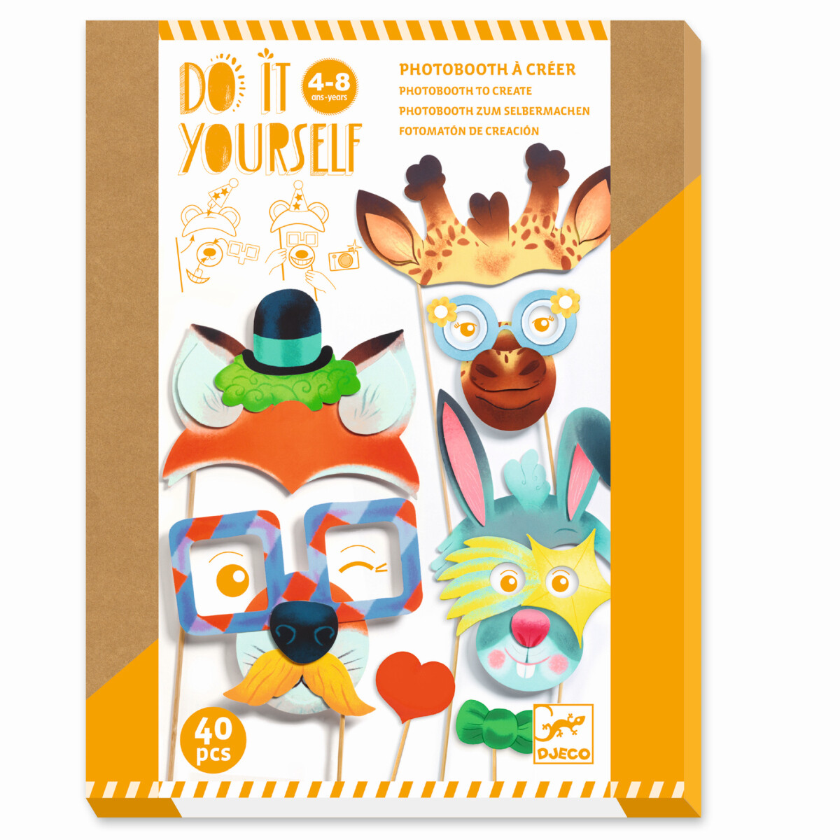 DO IT YOURSELF - Photo booth-Set - TIERPARTY von DJECO