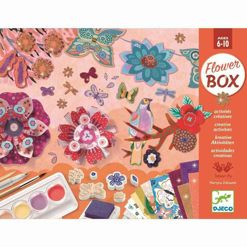Kreativ-Set - MULTI-ACTIVITY-KIT - BLUMENGARTEN von DJECO Kreativ-Set - MULTI-ACTIVITY-KIT - BLUMENGARTEN von DJECO