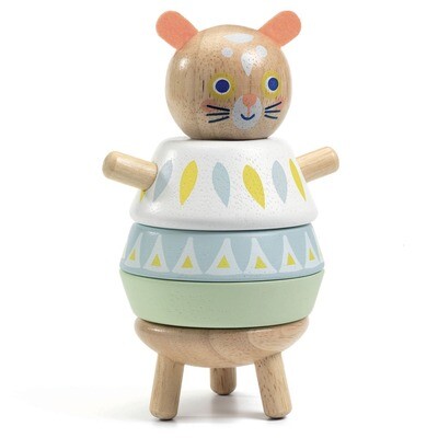Stapelspielzeug - BABY SOURI - BABY WHITE von DJECO Stapelspielzeug - BABY SOURI - BABY WHITE von DJECO