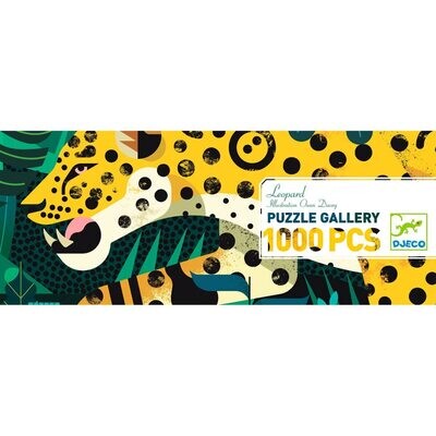 Puzzle Gallery 1000-teilig - LEOPARD von DJECO