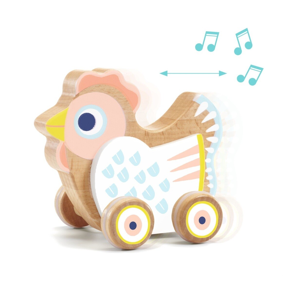 Schiebetier - BABY SING - BABY WHITE von DJECO