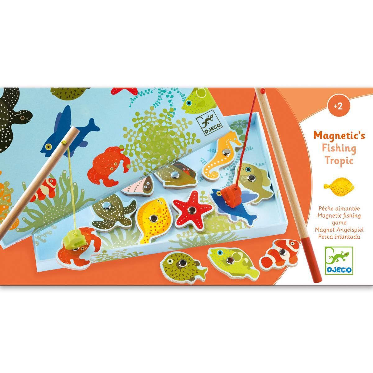 magnetisches Angelspiel - GRAFISCHE FISCHE