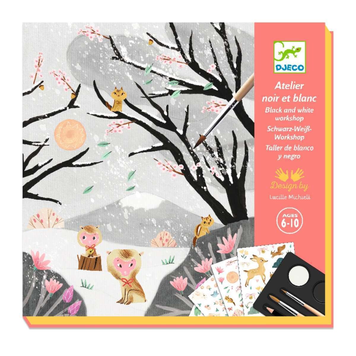 Kreativ-Set - WORKSHOP SCHWARZ & WEISS SCHNEE