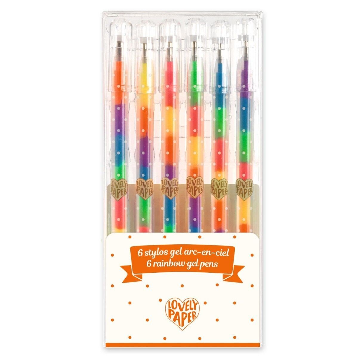 6 REGENBOGEN GELSTIFTE von DJECO
